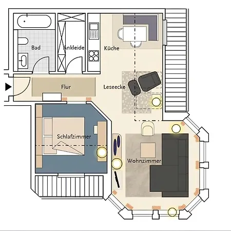 Turmsuite Ostseebad Kühlungsborn